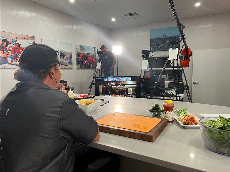 Filming work
