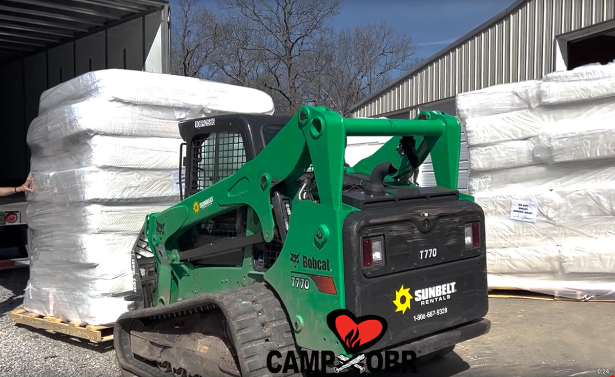 Camp OBR skid loader