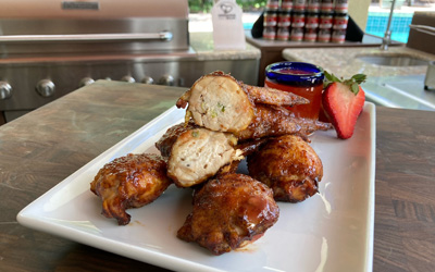Smoked Stuffed Chicken Wings