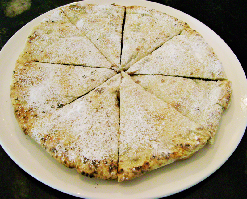 Chocolate and Banana Hazelnut Pizza