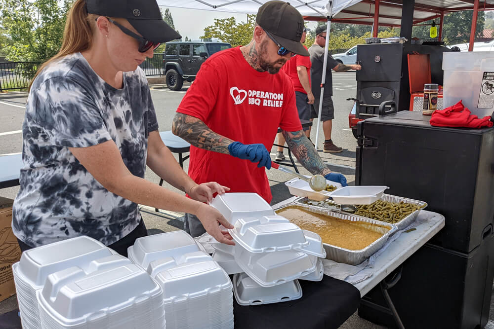 Sonora, California (Fire) / 1,500 Meals Over 4 Days