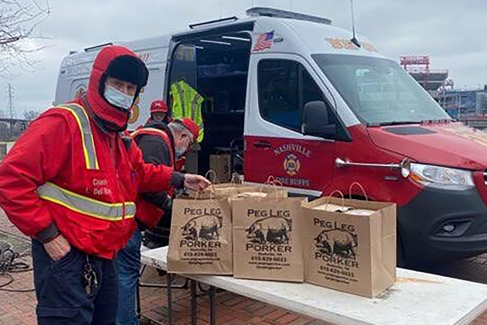 Nashville, Tennessee (Explosion) / 310 Meals Over 5 Days