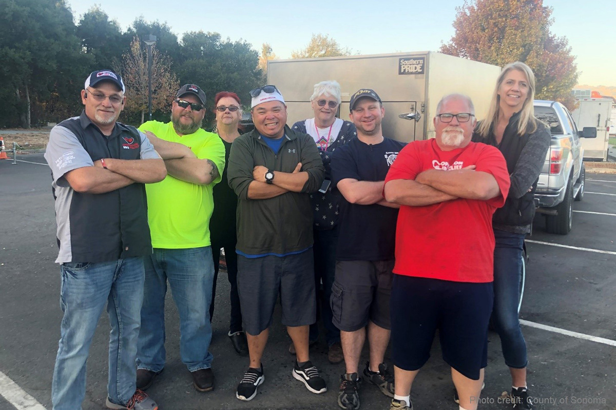 Petaluma, California (Fire) / 200 Meals Over 1 Day