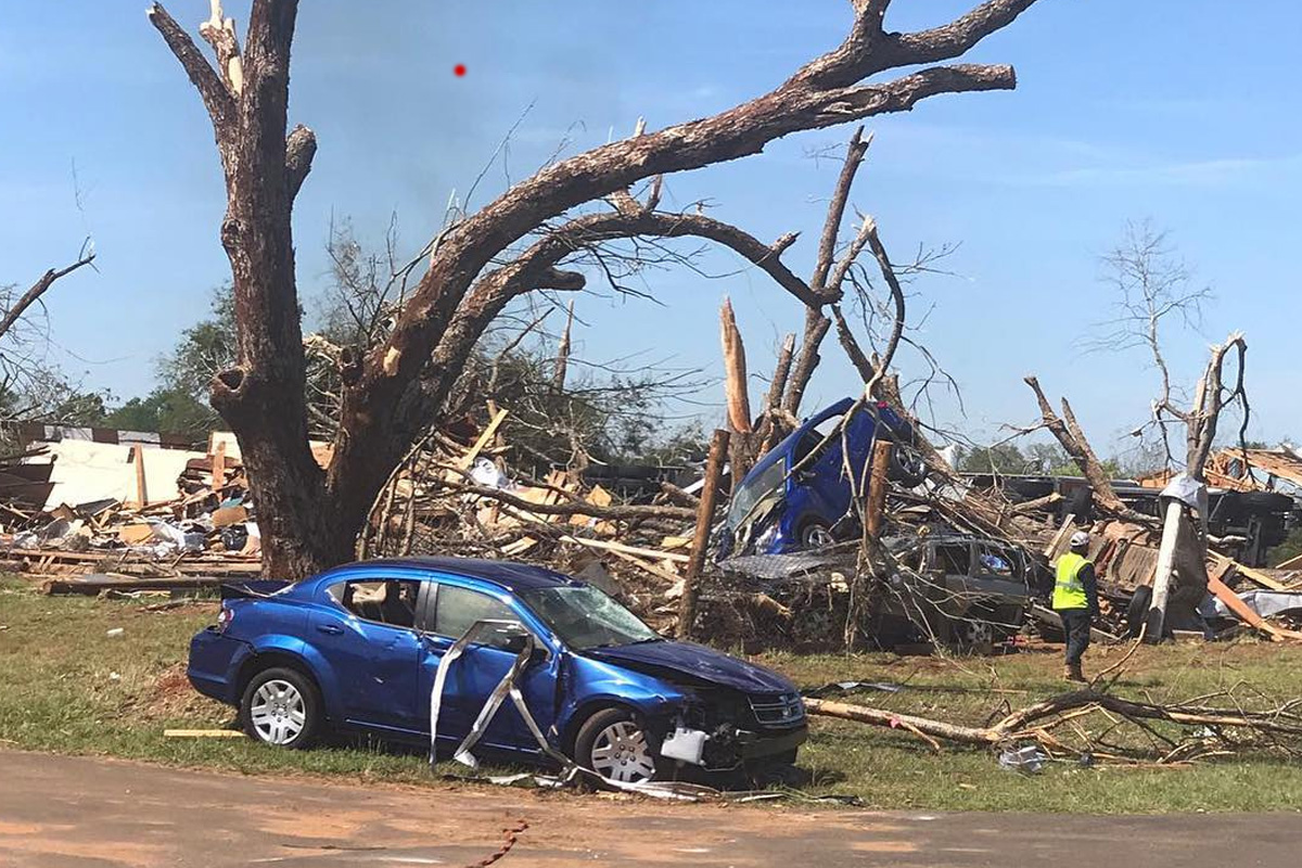 Franklin & Alto, Texas (Tornado) / 1,960 Meals Over 3 Days