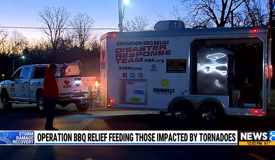 Operation BBQ Relief feeds those impacted by tornado near Union City