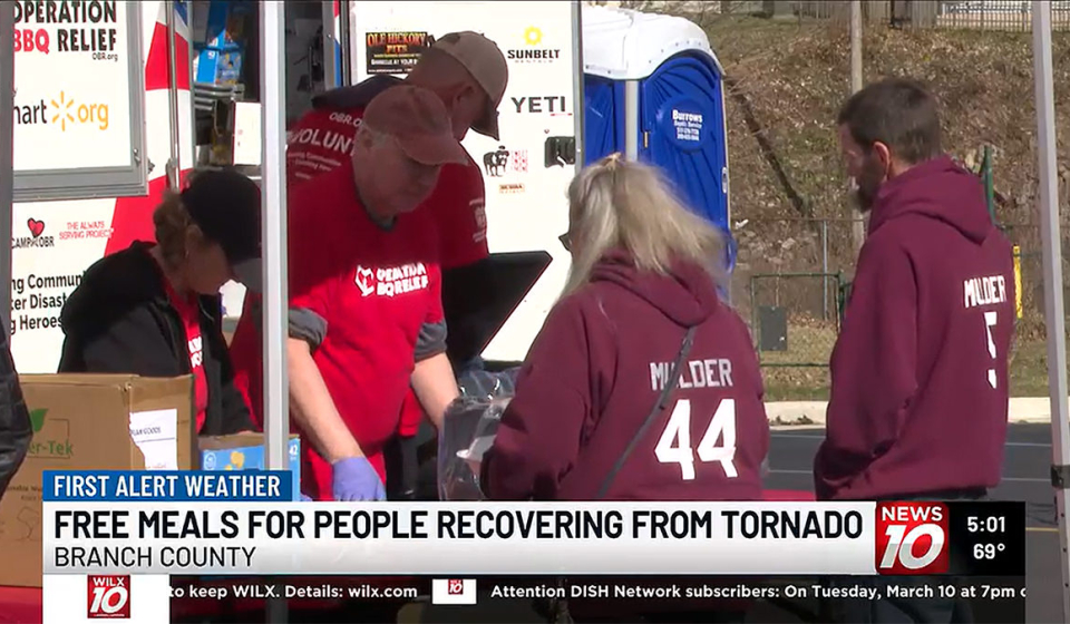 Operation BBQ Relief: Providing comfort with comfort food after Union City tornado
