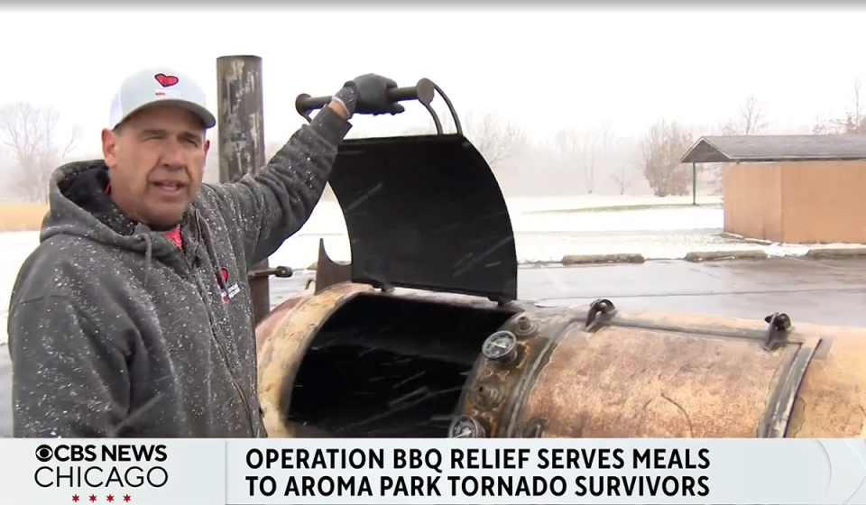 Operation BBQ Relief serving up hope to Aroma Park residents impacted by tornado