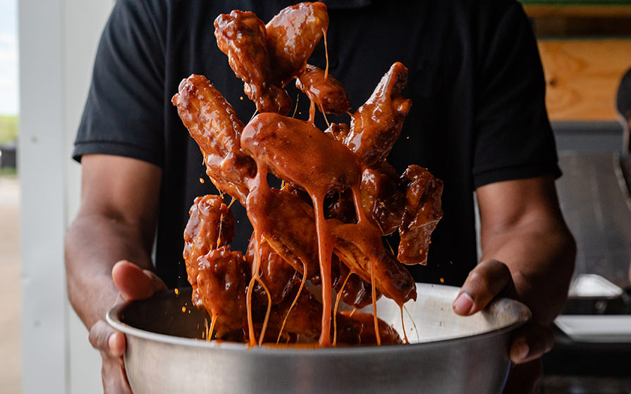 Smoky-Sweet Grilled Wings