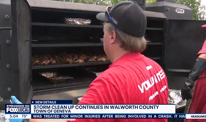 Walworth County cleanup continues, ‘Operation BBQ Relief’ on hand
