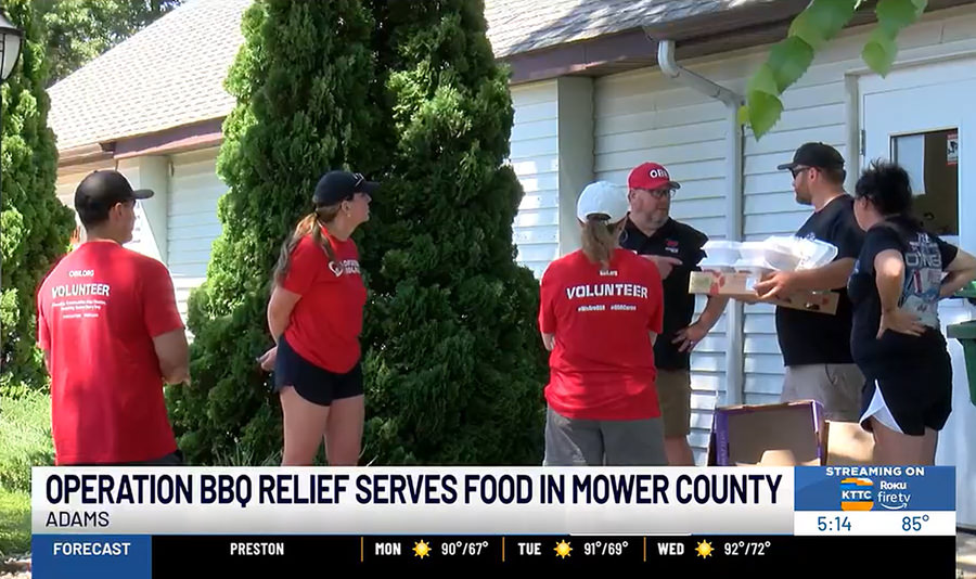 Operation BBQ Relief feeds flood-impacted Mower County residents