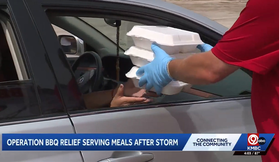 Operation BBQ Relief hands out hundreds of meals to those in need after KCK storms