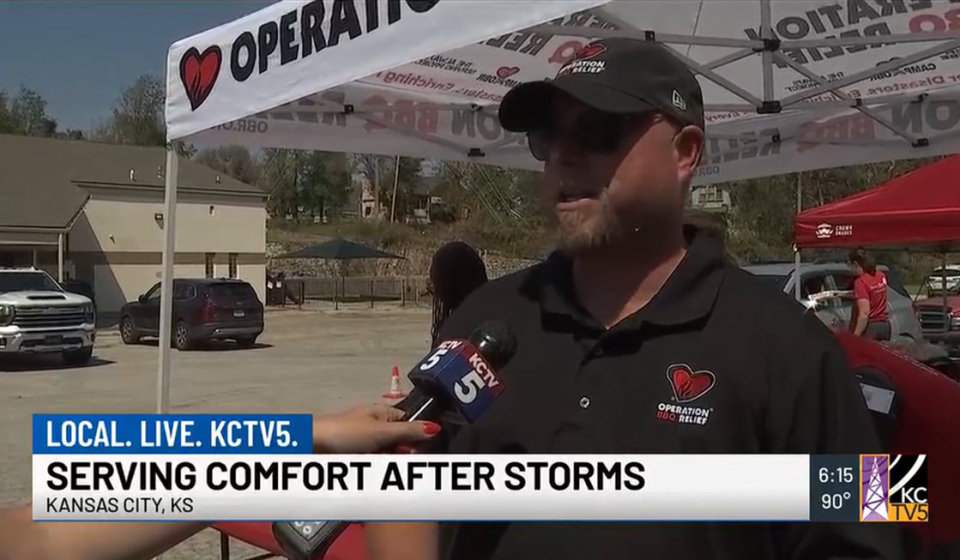Operation BBQ Relief serves hundreds of free lunches to storm-affected KCK families