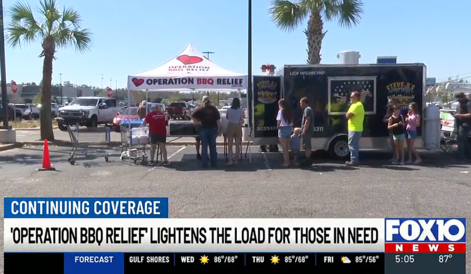 Operation BBQ Relief feeds thousands to help with hurricane relief efforts